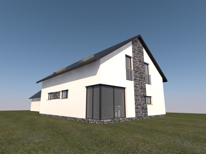 Vizualizace rodinného domu