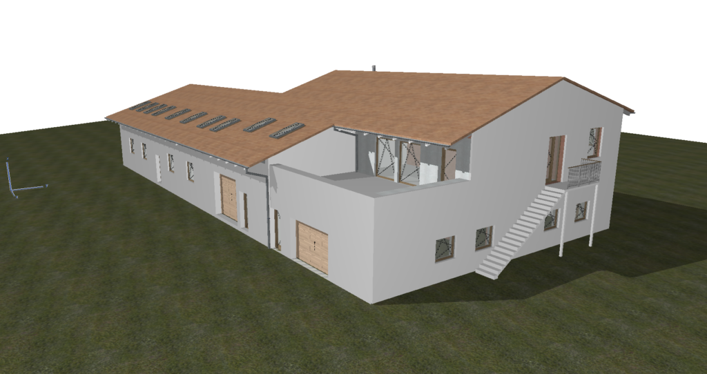 Vizualizace kancelářské budovy